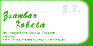 zsombor kobela business card